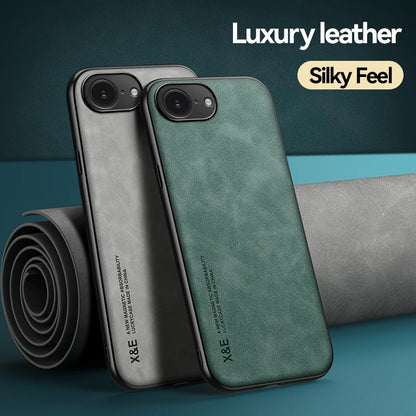 Magnetic Leather Case For iPhone 16E 17E iPhone16E iPhone17E 5G Shockproof Silicone Soft Case Cover