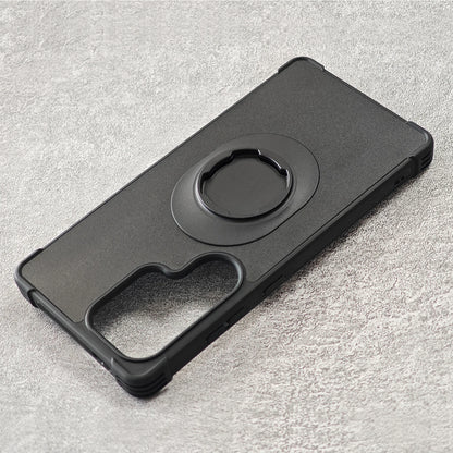 Shockproof Case for Samsung Galaxy S24/S25/S26 U/Plus Ultra fit Quad-style Motorcycle/Bike Holder/Car Mount with Lock-in Design