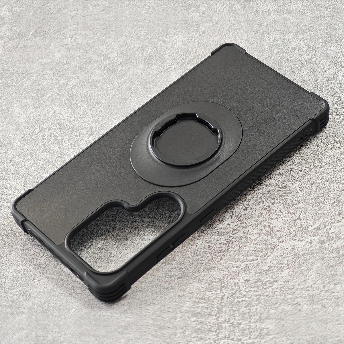 Shockproof Case for Samsung Galaxy S24/S25/S26 U/Plus Ultra fit Quad-style Motorcycle/Bike Holder/Car Mount with Lock-in Design