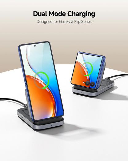 SwanScout 713F Wireless Charger for Samsung Z Flip 8 7 6 FE for Moto 60 50 Charging Station for Galaxy Watch 8 Classic Ultra 7 6