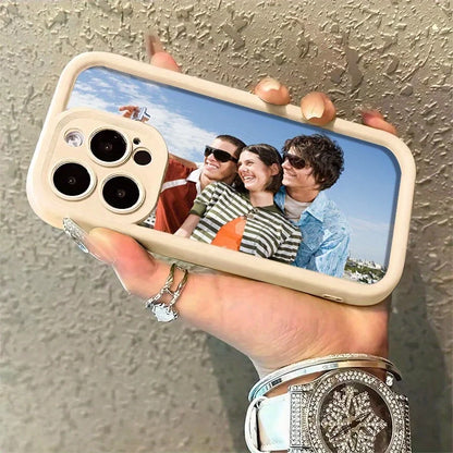 DIY Personalized Photos Customized Frosted Case For iPhone 16 15 14 13 12 11 Pro Max SE 2020 2022 XS XR MAX Back Cover Cases