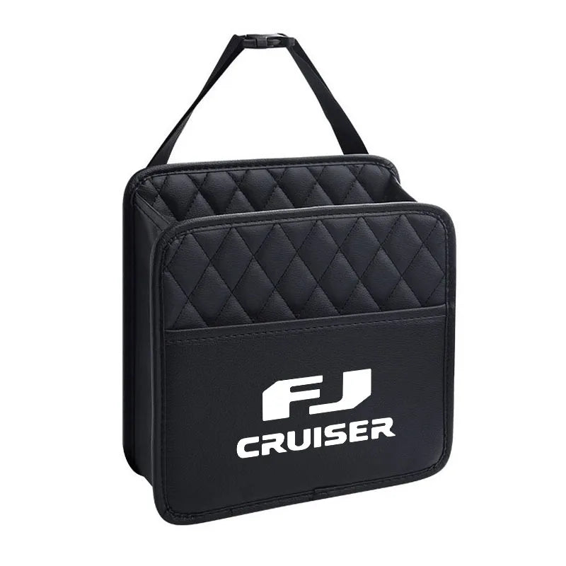 Hanging Car Trash Can Folding Portable Seat Back Storage Bag Garbage Bag Organizer for Toyota FJ CRUISER Accessories waterproof