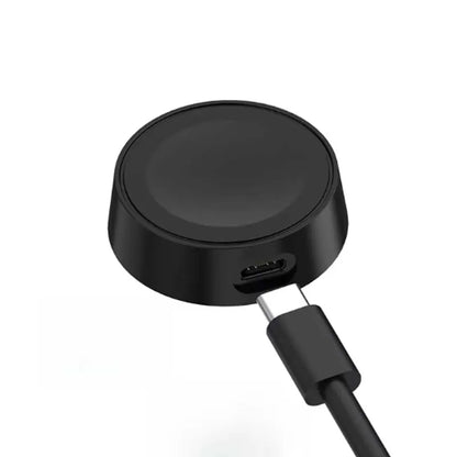 Mini Watch Wireless Charger Type C Cable Keychain Pad for Samsung Galaxy Watch 7 6 5 Classic Pro 4 3 Active 2 Fast Charging Dock