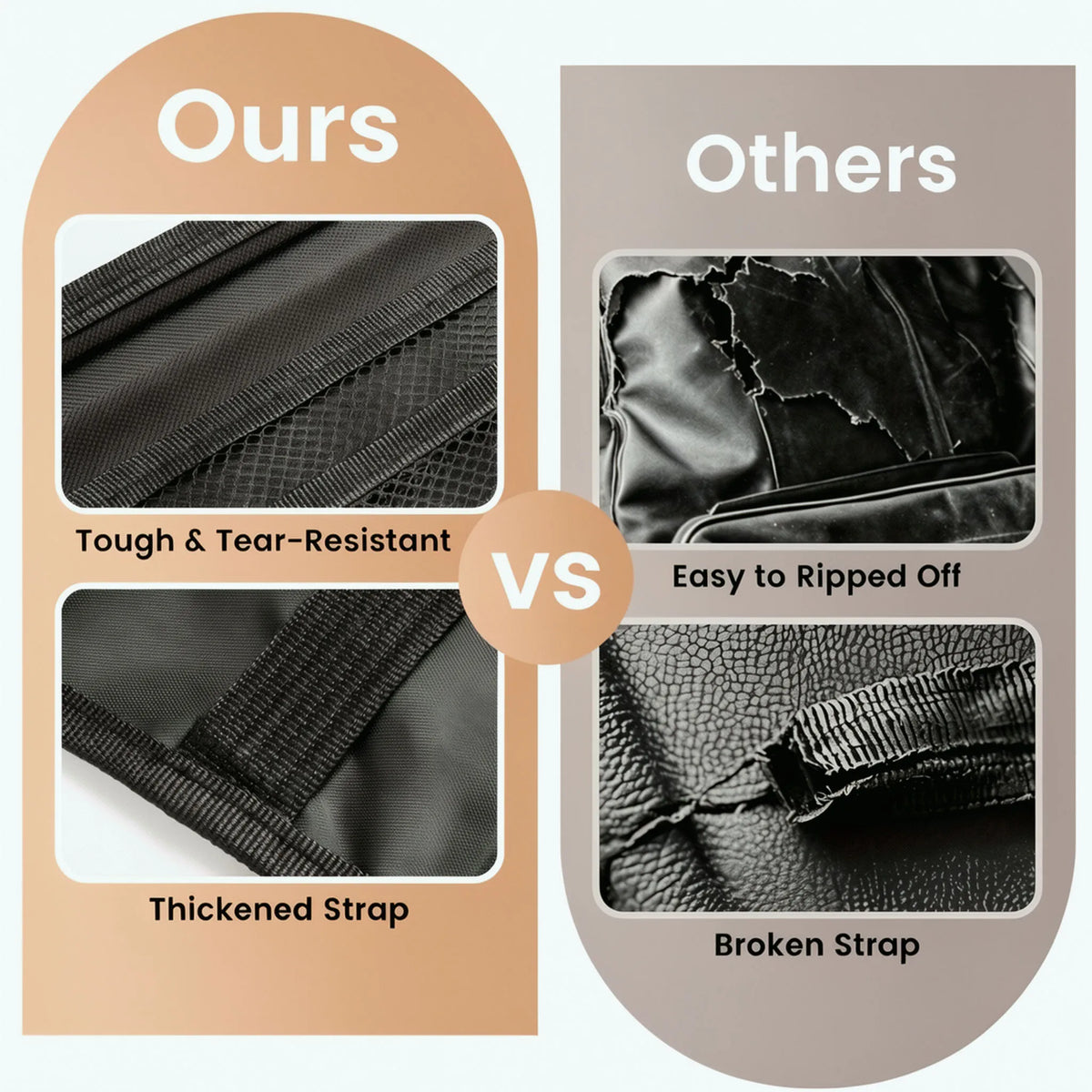 Car Backseat Folding Table Tray Multifunctional Hanging Storage Bag Seat Back Organizer Portable Travel Essential