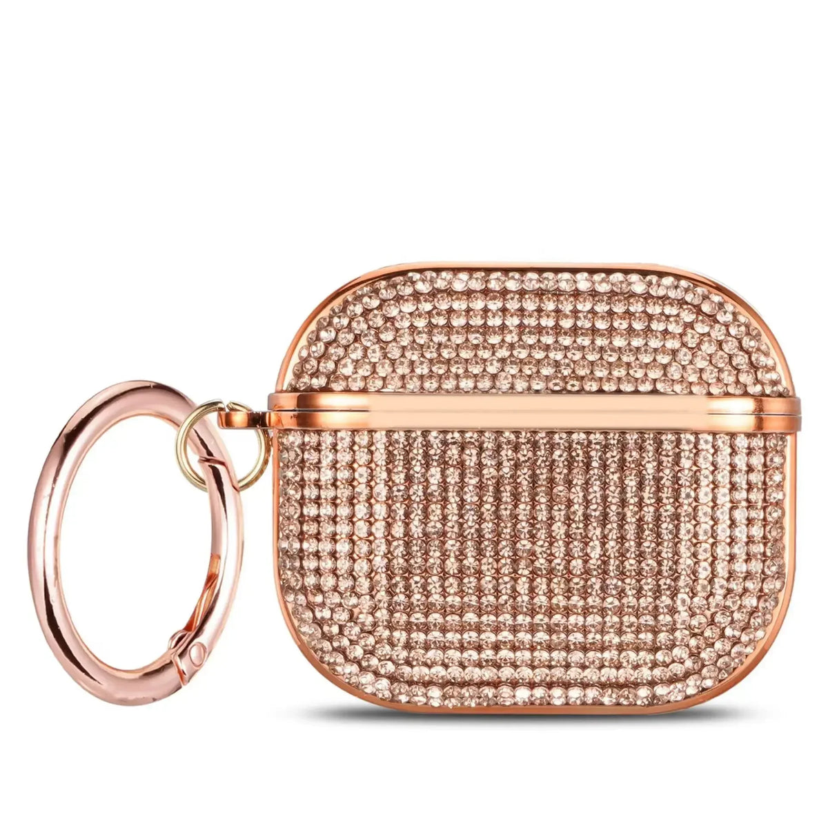 for Airpods 4,Beautiful Rhinestone Bling Hard Plastic Cover Earphone Case For AirPods 1 2 3 Pro 2 With Hook Gift For Women Girl