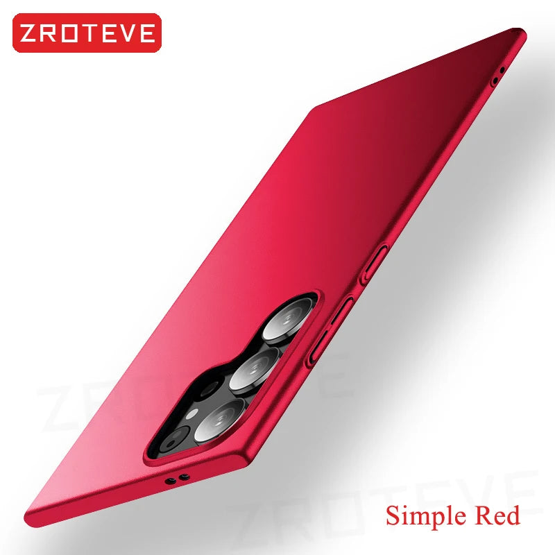 S25 Ultra Case Zroteve Slim Hard PC Matte Cover For Samsung Galaxy S25 Edge S24 S23 FE S22 S21 S20 S10 E Note 20 10 Plus Cases