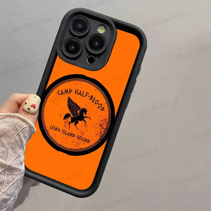 P-Percy J-Jackson Poseidon Camp Phone Case For iPhone 11 12 13 14 15 16 17 Pro Max Plus Shockproof Protecti Case