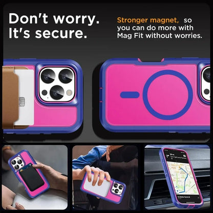 Luxury Ott Magnetic Armor Cases For iPhone 18 17 16 15 14 Plus 13 12 11 Pro Max Box Shockproof Charging Heavy Duty Protect Cover
