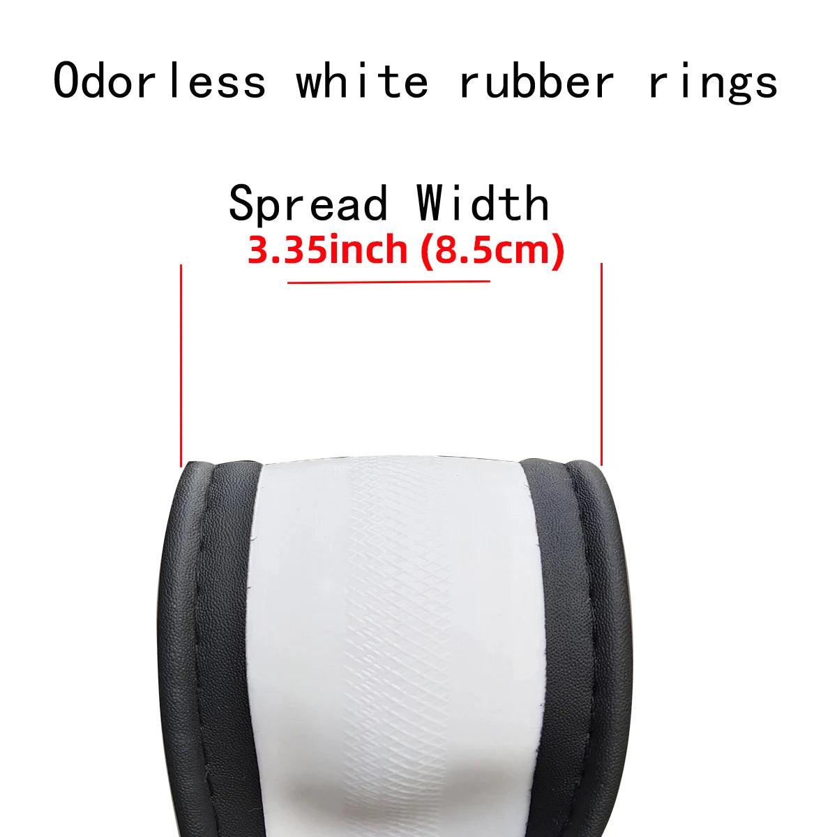 Women's PU Leather Car Interior Wheel Cover with Flashing Mesh Rhinestones for 14.5-15 Inch Car Accessories