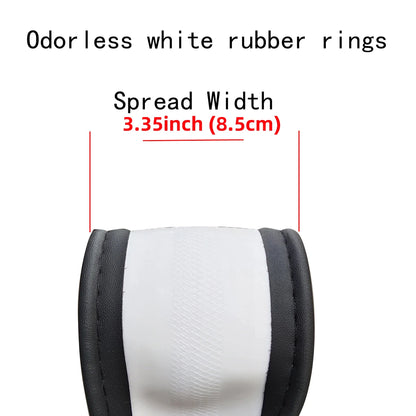 Women's PU Leather Car Interior Wheel Cover with Flashing Mesh Rhinestones for 14.5-15 Inch Car Accessories