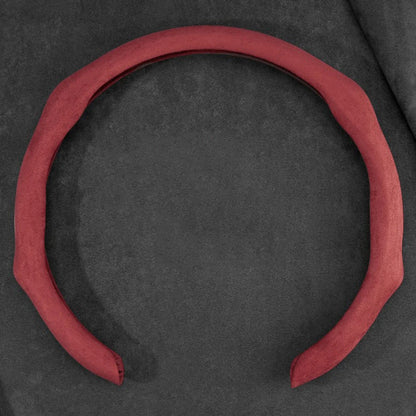 Premium Non-slip Suede Leather Car Steering Wheel Cover Booster Cover For Geely Coolray Boyue Okavango  Icon Emgrand X7 EX5