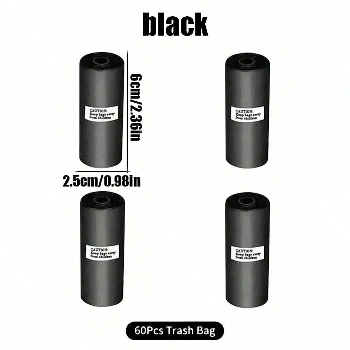 Car Trash Can, Mini Leakproof Trash Can for Car Desk, Thickened Garbage Bags Included, Portable Small Waste Bin for Vehicle