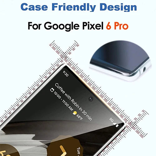 3D Protective Glass For Google Pixel 7 Pro Full Glue Screen Protector Pixel 6 Pro Anti Shatter Tempered Glass Film