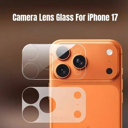 3pcs Plastic Lens Cover for iPhone, HD Clear Camera Protector, Scratch Protection Back Lens Cap for 17 Pro Max 17 Pro Air.