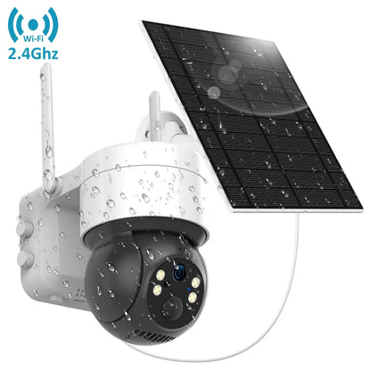 Tuya SmartLife WiFi/4G Sim Card 3MP WiFi Battery Solar Motion Tracking Human Detect Color Night Vision Outdoor PTZ CCTV Camera