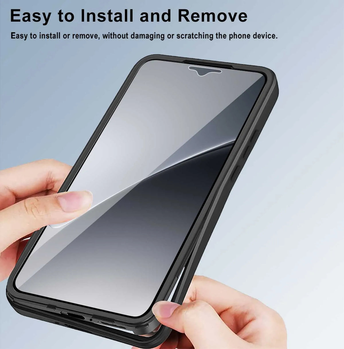 For Xiaomi 15T 14T 13T Pro Anti Fall 360 Fully Wrapped Phone Case For Xiaomi 17 Pro Max 15Pro 14 15 Ultra Transparent Phone Case