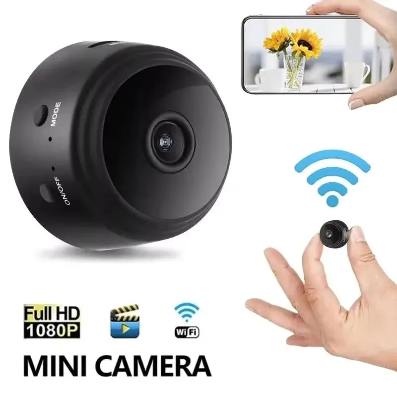 New Cemera Mini A9 1080P High Definition WIFI CCTV IP Black Voice Video Security Wireless Security Cameras Fast Delivery