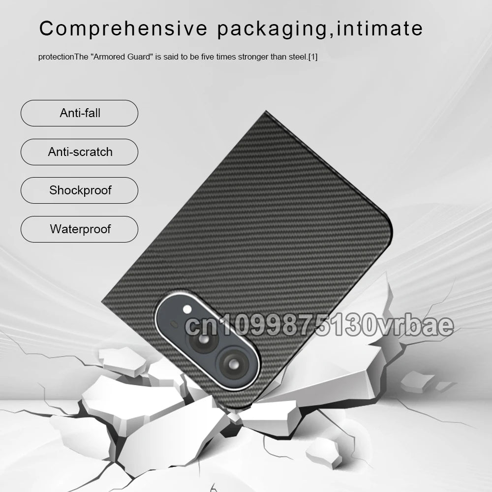 Suitable for iphone duo case,carbon fiber Kevlar aramid fiber hard shell,lightweight magnetic Slim light black cover premium