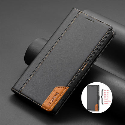 Business Leather Flip Case For Samsung Galaxy S25 S24 S26 Ultra S23 S22 S21 S20 Plus FE S25Edge S10 Magnetic Wallet Card Cover