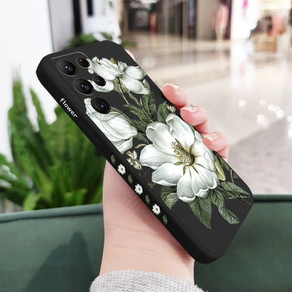 Wild Flowers Phone Case For Samsung Galaxy S25 S24 S23 S22 S21 S20 Ultra Plus FE S10 S9 S10E Note 20 ultra 10 9 Plus Cover