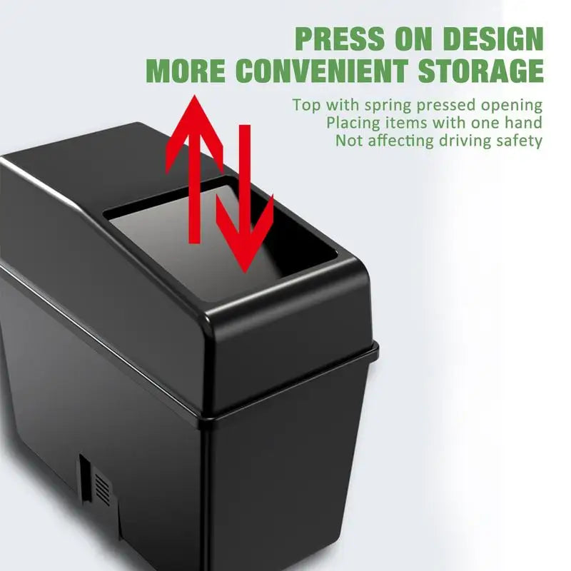 Push-type Car Garbage Can Umbrella Storage Bucket Waterproof Trash Can Garbage Box Garbage Container For Auto Interior Accessory