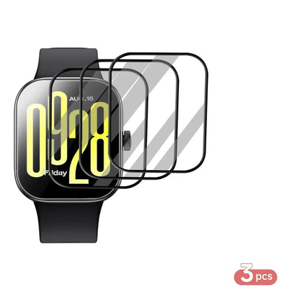 Screen Protector for Xiaomi Redmi Watch 5 Curved Screen Protector Redmi Watch 5 Ultra-HD Full Coverage Protective Accessories