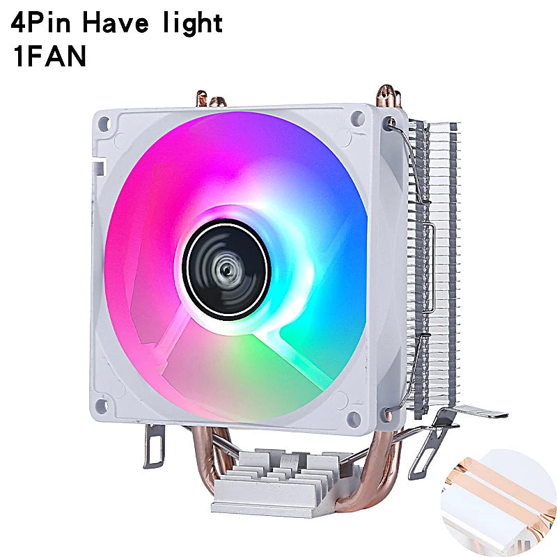 XUANFENG 2/4/6 Heat Pipe Cooler CPU Fan 90mm Air-Cooled Processor Compatible LGA2011-3 X79 X99 E5 2066 115x 1200 1700 I5 AM4 AM5