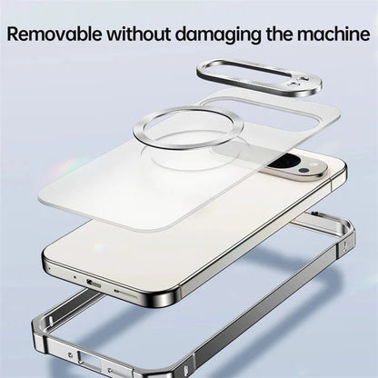 Full Body Metal Bumper for Magsafe Case for Google Pixel 10 Pro XL 8 9 Frame Protect Wireless Charge Shockproof Protect Cover