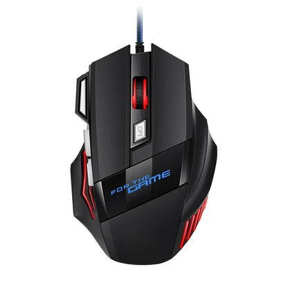 Gaming Mouse RGB Backlit Ergonomic Game Mice 7D Esports Wired Mouse Computer Mouse for Laptop PC Desktop Gamer