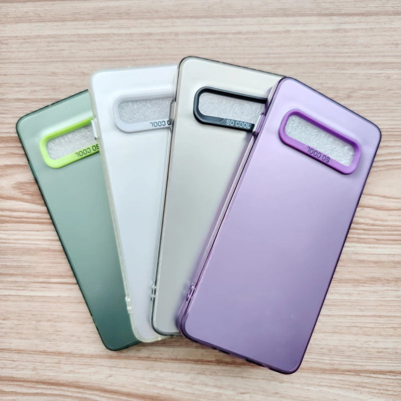 For Samsung Galaxy S10 Case Galaxy S10+ Phone Case Samsung S10 Plus Cover s10+ s10plus s10 Metallic Aurora Skin Matte Cover
