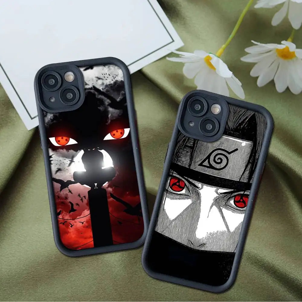 Classic Anime U-Uchiha Itachi Phone Case For iPhone 17 16 15 14 13 12 11 Air Plus Pro Max Soft Back Cover