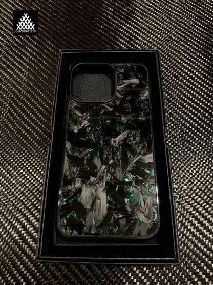 Magnetic Real Forged Carbon Case for iPhone 17 17Air 16 15 14 13 12 11 Pro Max 16+ 15+ Protective Phone Back Cover with MagSafe