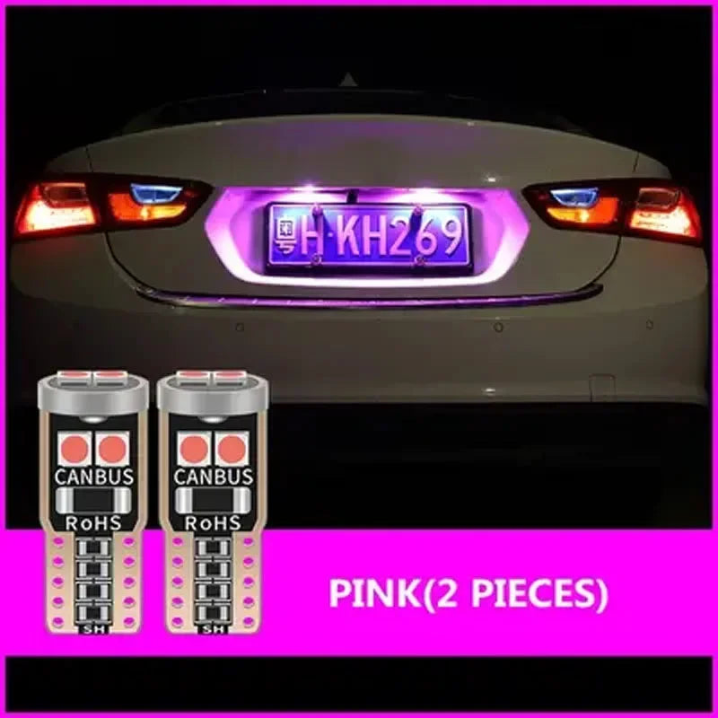 Universal modified license plate light, trunk light car LED rear license plate light, t10 ultra bright small bulb car tail light