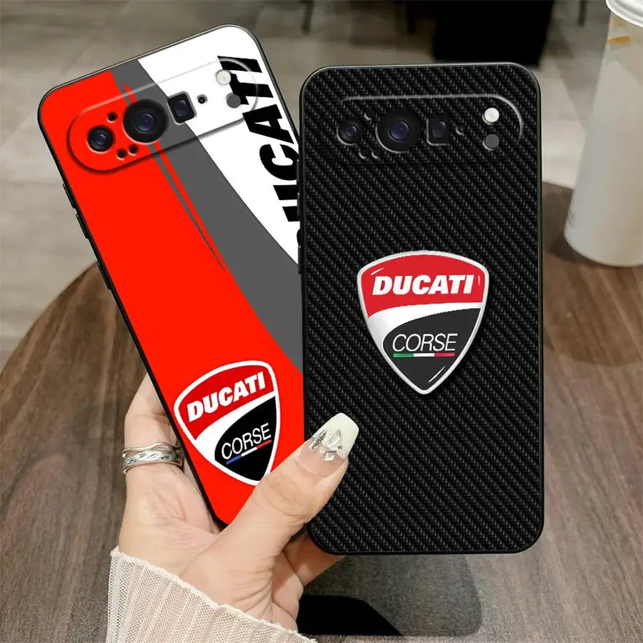 Case for Google Pixel 8a 6 7 8 Pro 10 9 Pro XL 7a 9a 6a Soft Shell Moto-rcycleS Racing DD-ucatieS