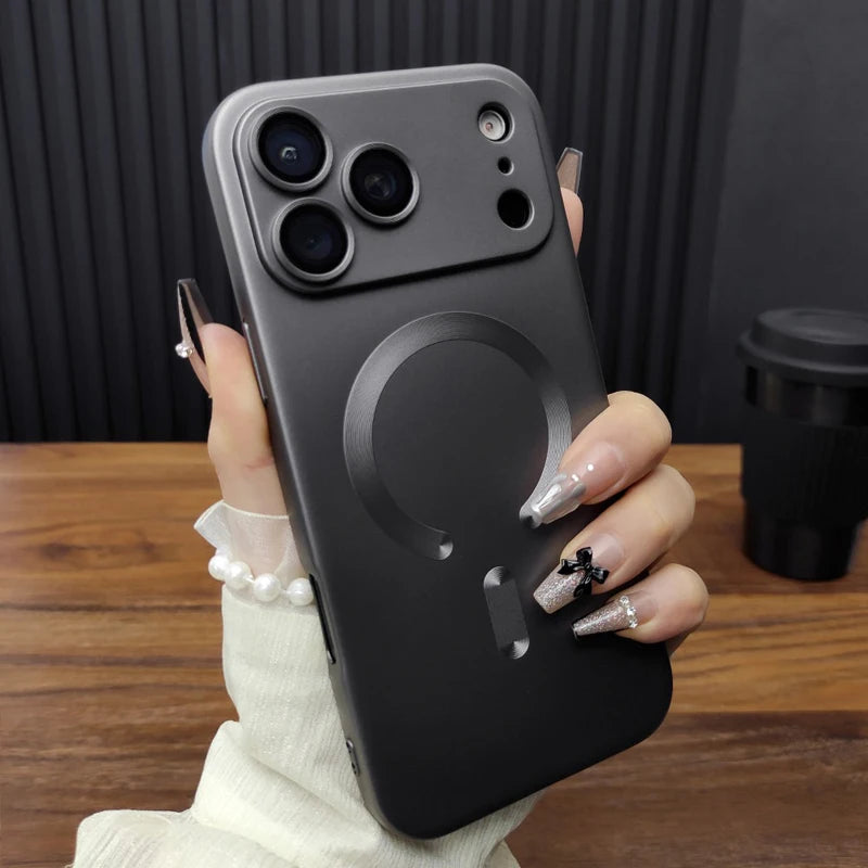 Soft TPU Case For iPhone 17 16 15 14 13 12 11 Pro Max 15Pro 14Pro 13Pro IPhone15 IPhone14 For Magsafe Mag Safe Charge Back cover