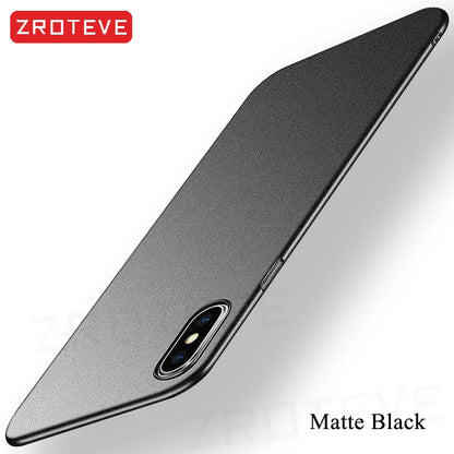 For iPhoneX Case ZROTEVE Luxury Ultra Thin Frosted Hard PC Cover For Apple iphone XR X S XS Max iPhonex 10 iPhone10 Phone Cases