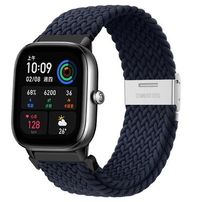20 22mm Strap for Samsung Galaxy Watch 7 6 5 4 Band 40/44mm 5Pro Active 2 Gear S3 Braided Elastic Bracelet for Huawei GT2/3 4Pro
