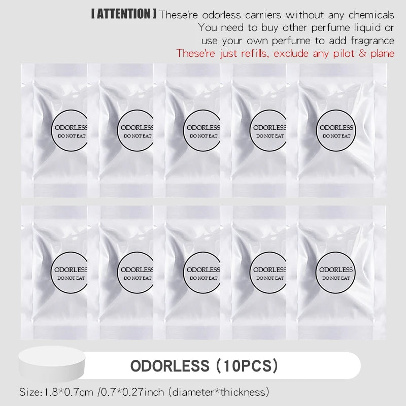 No perfume DIY fragrance Rotating propeller pilot dog car air fresheners vent clip plane aroma diffuser decorations accessories