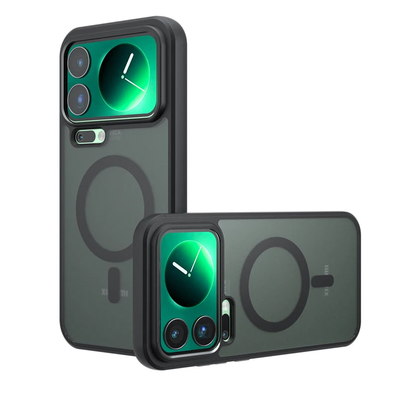 For Xiaomi 17 Pro Max 17 Pro Case Shockproof Magnetic Matte PC+TPU Anti-fingerprint Translucent Cover for Xiaomi Mi 17