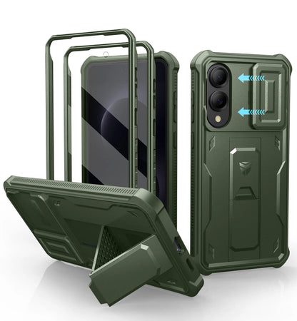 Dexnor For Samsung Galaxy S25/S25 Plus/S25 Ultra /S25 Edge 2025Case Full Body Shockproof Camera Cover &Built-in Screen Protector Kickstand