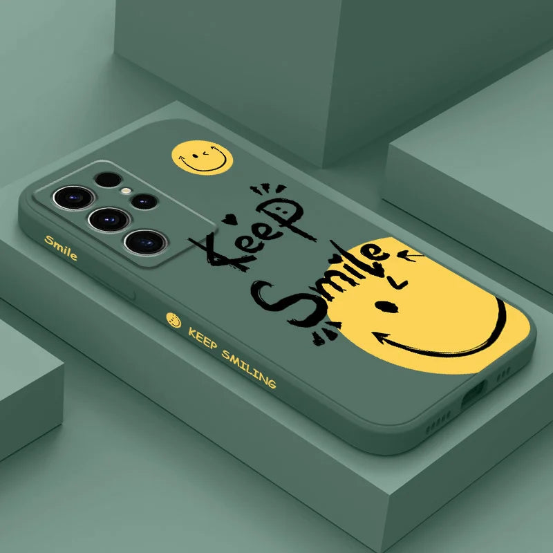 Street Slogan Phone Case For Samsung Galaxy S25 S24 S23 S22 S21 S20 S10 S10E Ultra Plus FE Note 20 Ultra Plus Cover