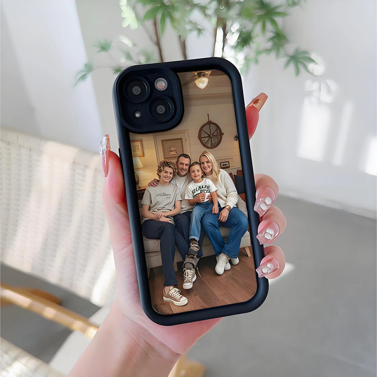 DIY Adamantium Customized Photo Phone Soft Case for iPhone 16 15 14 13 12 11 Pro Max SE 2020 2022 XS XR Plus Protective Cover