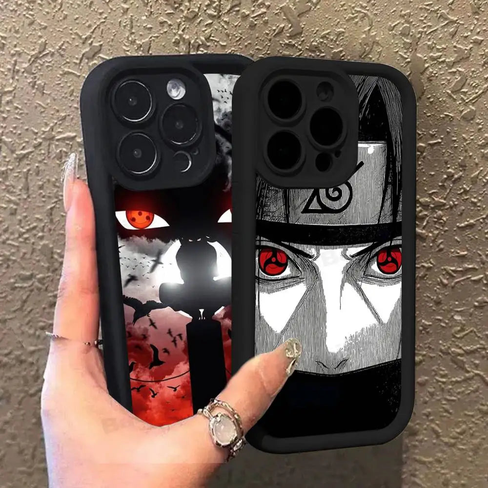 Classic Anime U-Uchiha Itachi Phone Case For iPhone 17 16 15 14 13 12 11 Air Plus Pro Max Soft Back Cover