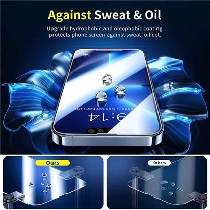 1-5Pcs Tempered Glass For iPhone 12 13 14 15 16 11 Pro Max Screen Protector For iPhone 7 8 SE2022 X XS XR Protective Glass Film