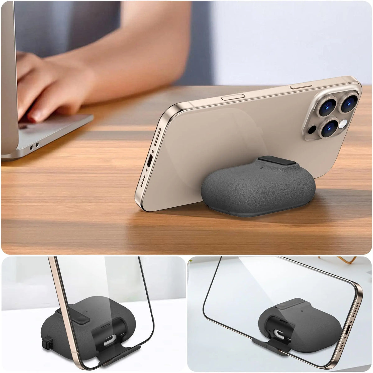 2025 For AirPods Pro 3 Case with Secure Lock & Lanyard For AirPods Pro3 Case Protective Cover with Phone Stand For AirPods Pro 3