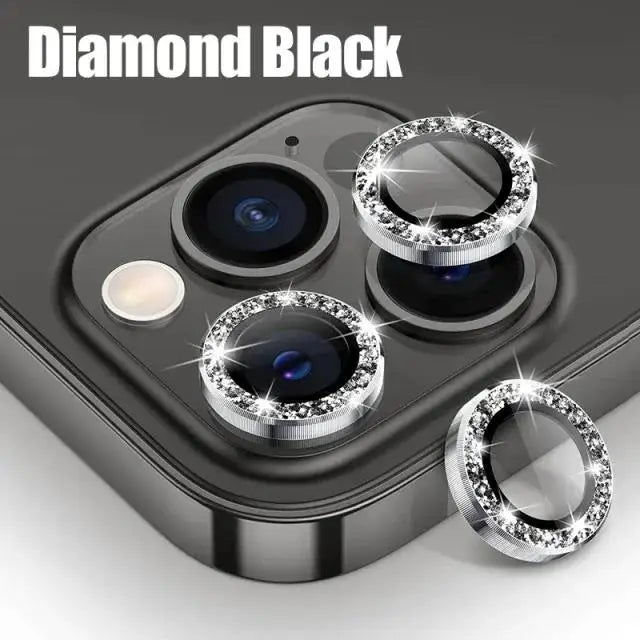 3Pcs Metal Camera Lens Protection For iPhone 16 15 14 13 Plus Pro Max Lens Glass For iPhone 15 14 PM 13 Mini Camera Ring Cover