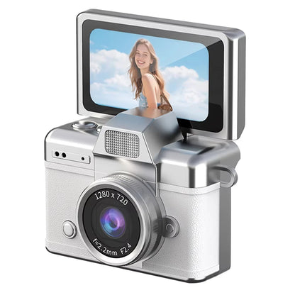 Ourlife Thumb Keychain Camera 1.47 Inch Flip Screen Retro CCD Mini Digital Camera HD Very Small Camcorder Video Recorder