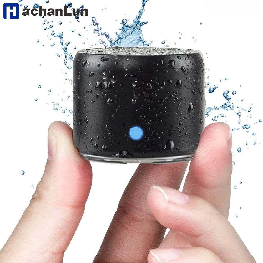 Mini Bluetooth A106 Pro Speaker with Custom Bass Radiator, IPX7 Waterproof, Super Portable Speakers, Travel Case Packed