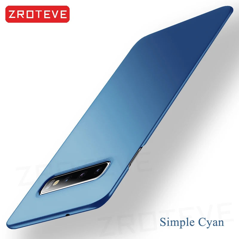 S10 Plus Case ZROTEVE Ultra Slim Hard PC Matte Cover For Samsung Galaxy S10 E S10E S8 S9 Plus S 10 9 8 Shockproof Phone Cases