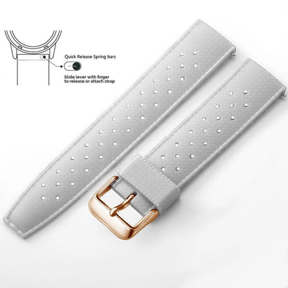 Tropical Silicone Watch Band Quick Release Watch Band 18mm 20mm 22mm Rubber Tropic Smart Watch Strap Waterpfroof Muti-Color